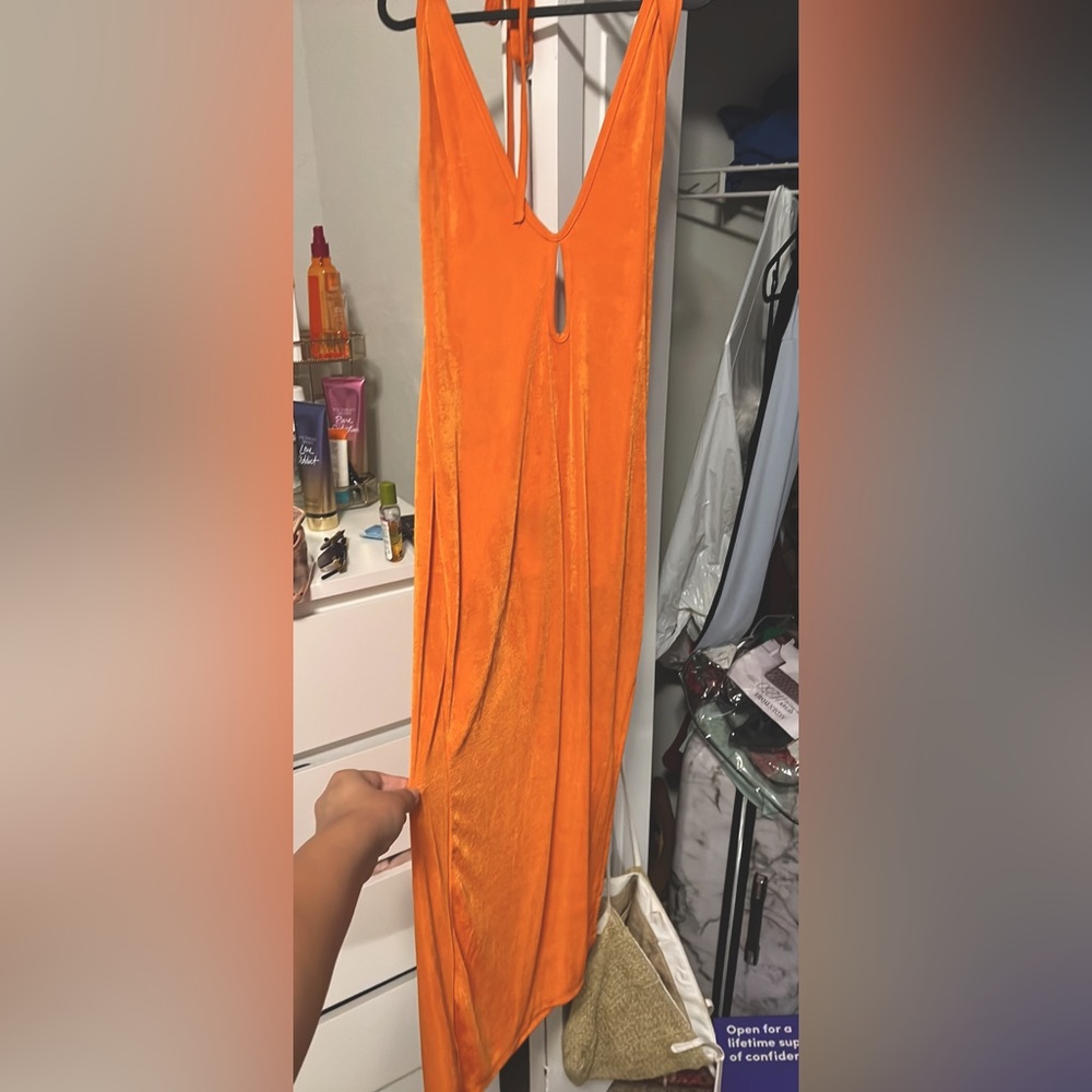 Orange dress